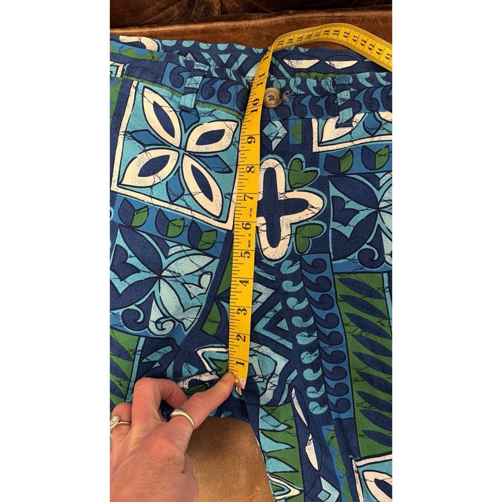 Vintage Kennington California Tiki Print Shorts Mens M 60s 70s Made USA - Picture 11 of 14